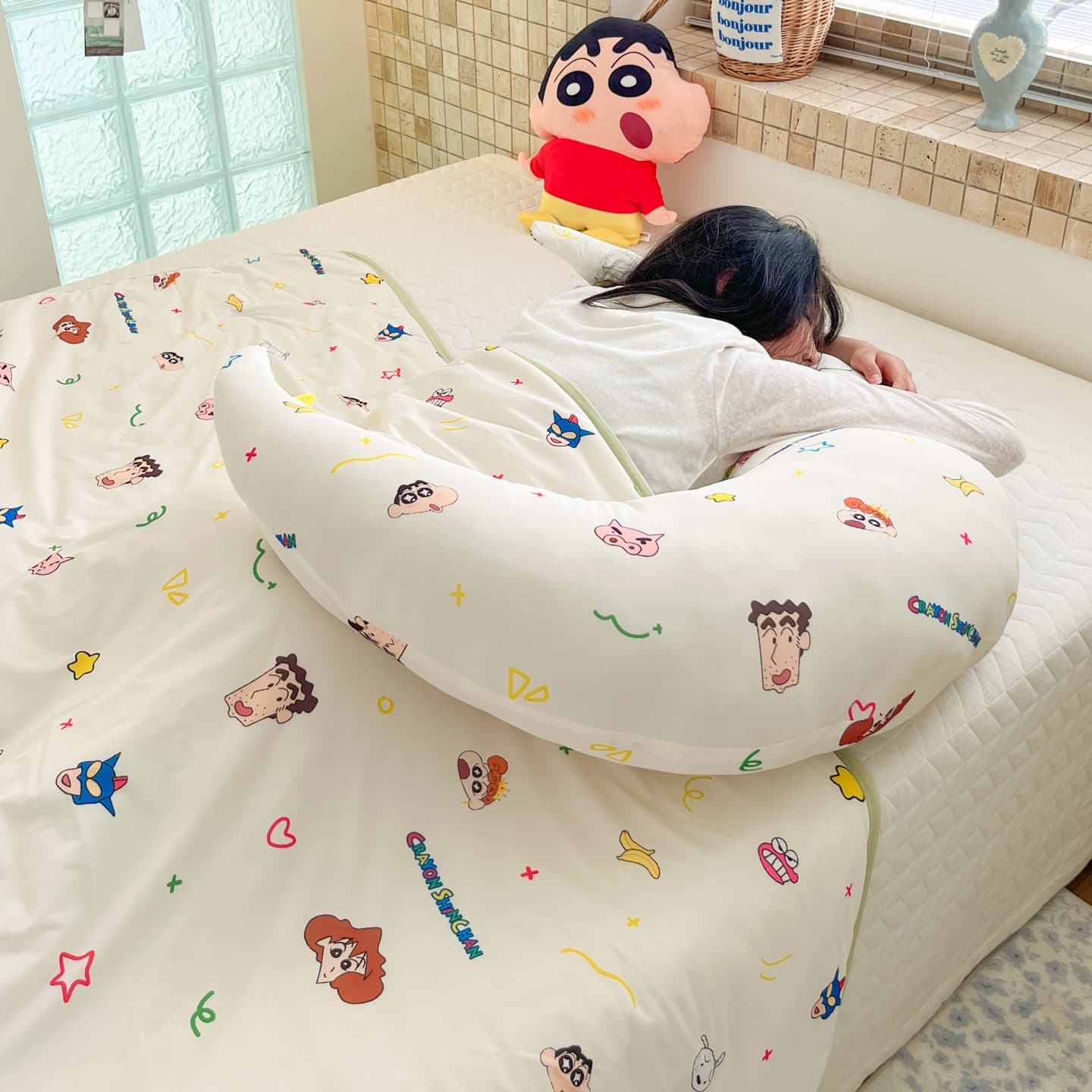 Crayon Shinchan Little Artist Collection Домашний и Одноразовый Наборы Постельного Белья - изображение 4