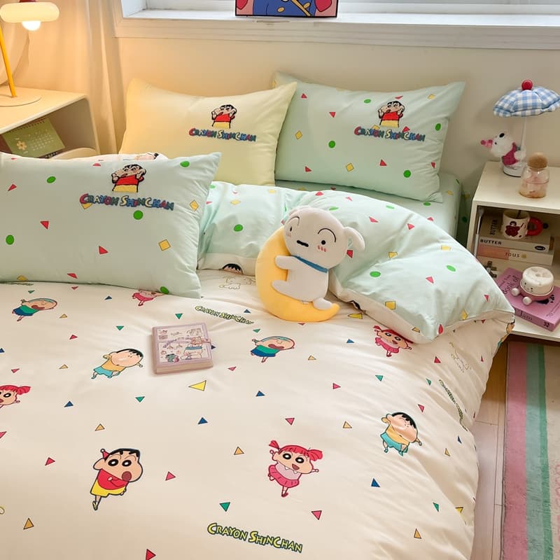 Crayon Shinchan Little Artist Collection Набор постельного белья "Магия Цветов" - изображение 3