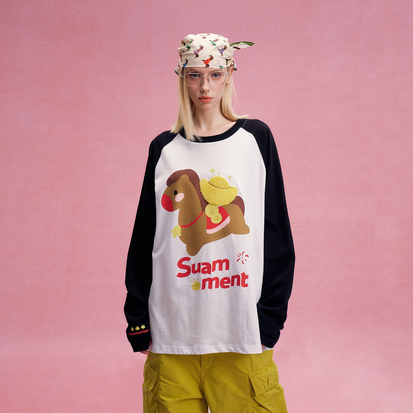 Футболка Suamoment Длинный рукав T-рубашка унисекс - изображение 3
