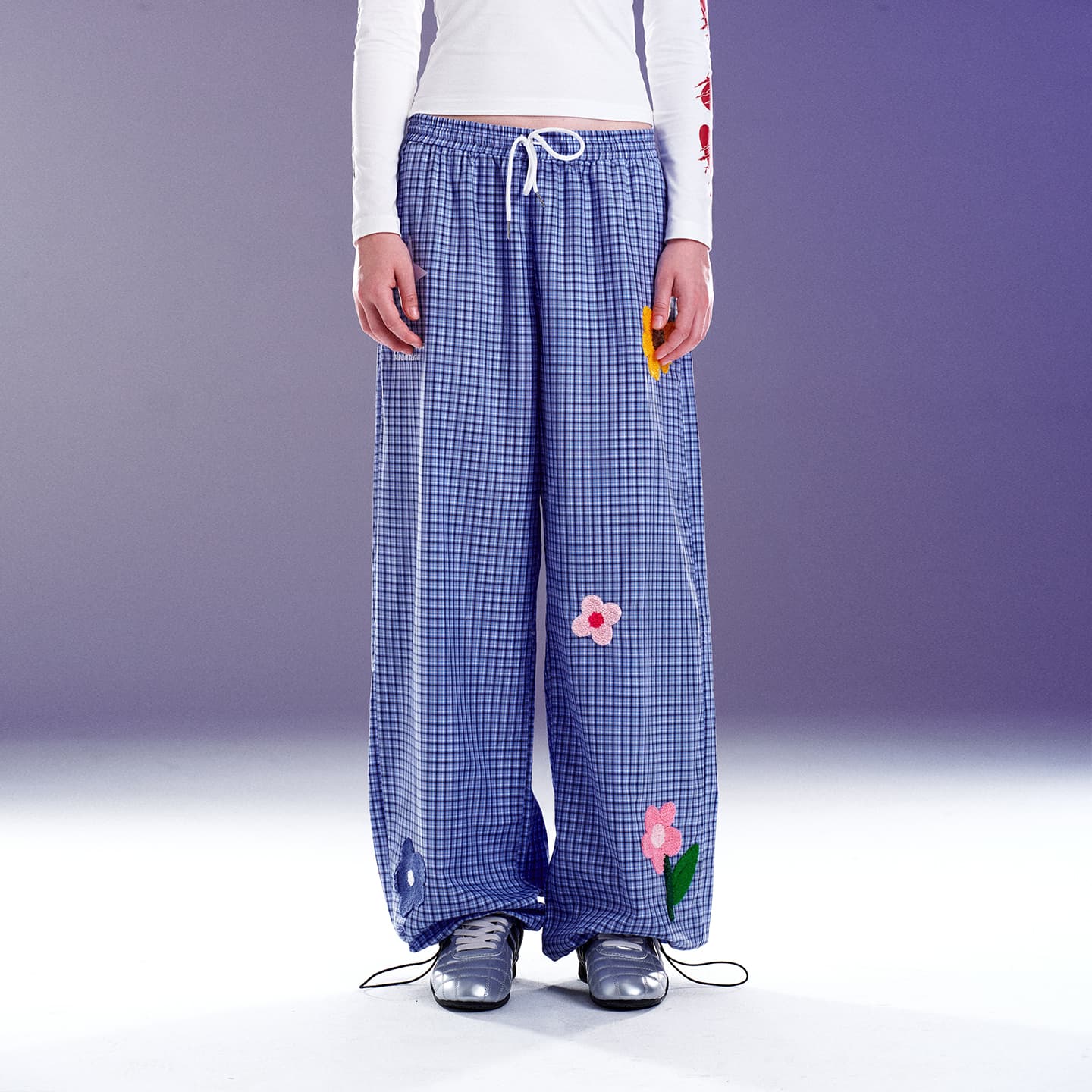 Штаны Suamoment Blue Unisex Casual Pants Suamoment Синий Унисекс Повседневные Штаны - изображение 3