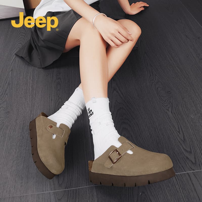 Сандалии Jeep Buckle Clog Пряжка Обувь Birkenstock Женские - изображение 4