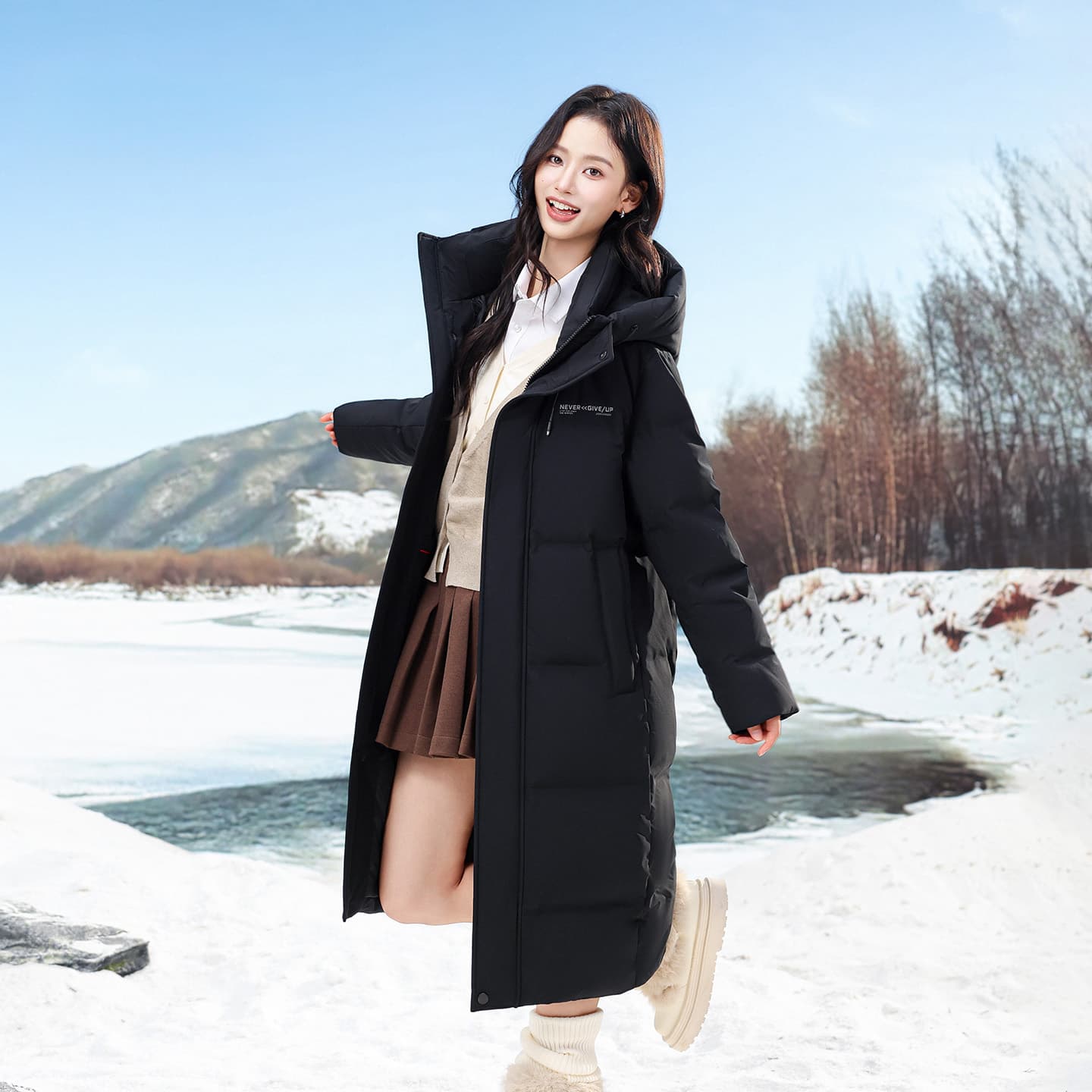 Пуховик SNOW FLYING Wind and Snow Collection Женские Пуховики - изображение 3