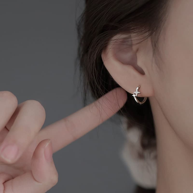 Серьги OWO Серьги из серебра 925 пробы (стерлинговое) Женские Серебряные - изображение 2