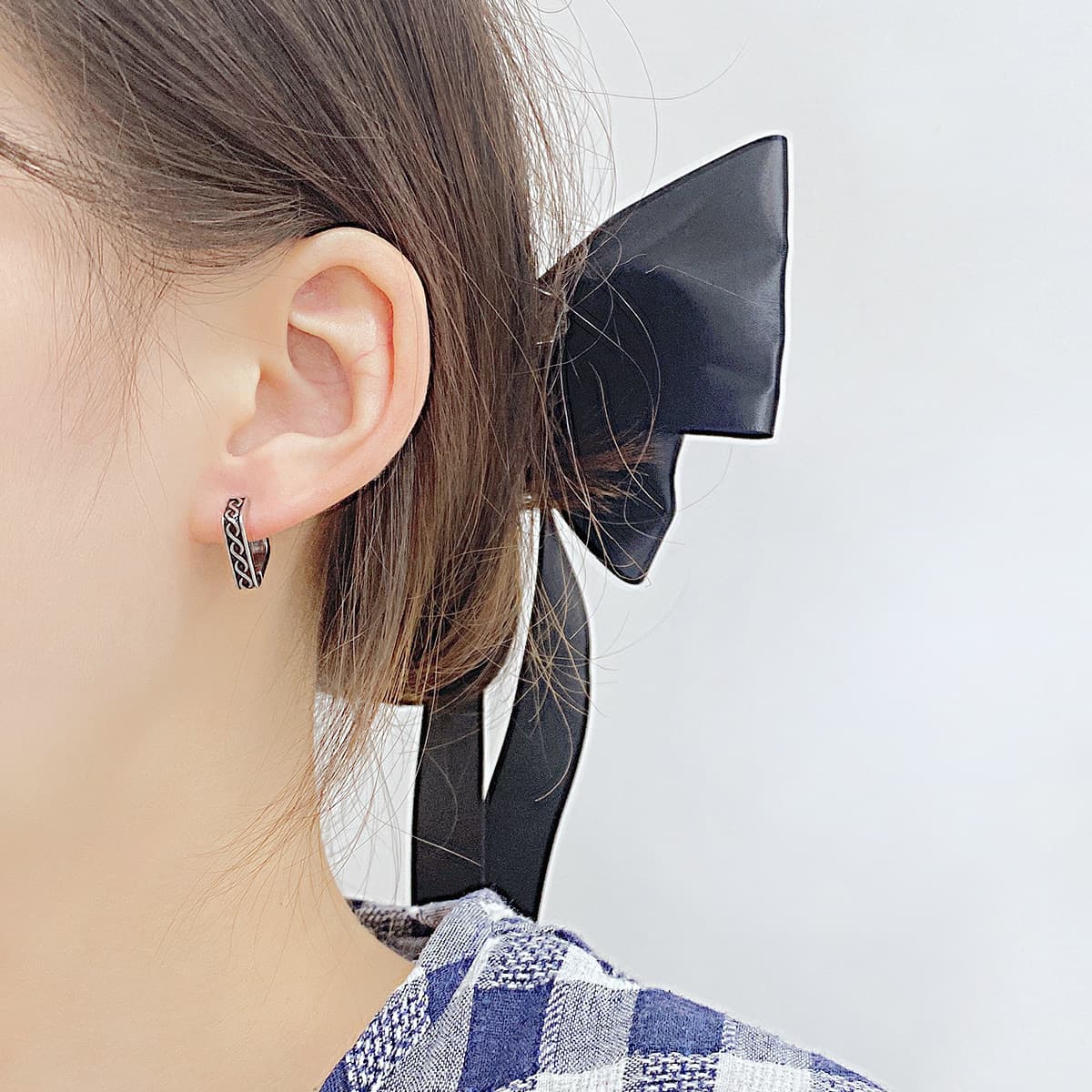 Серьги OWO Серьги из титанового стального сплава унисекс - изображение 3