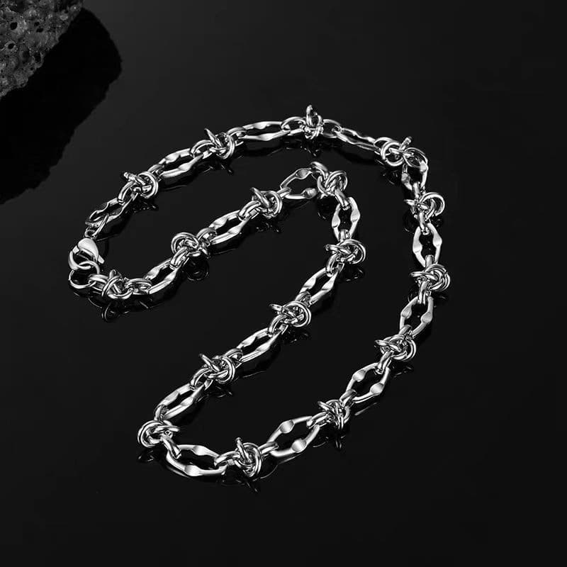Ожерелье OWO Титановые стальные ожерелья унисекс - изображение 5