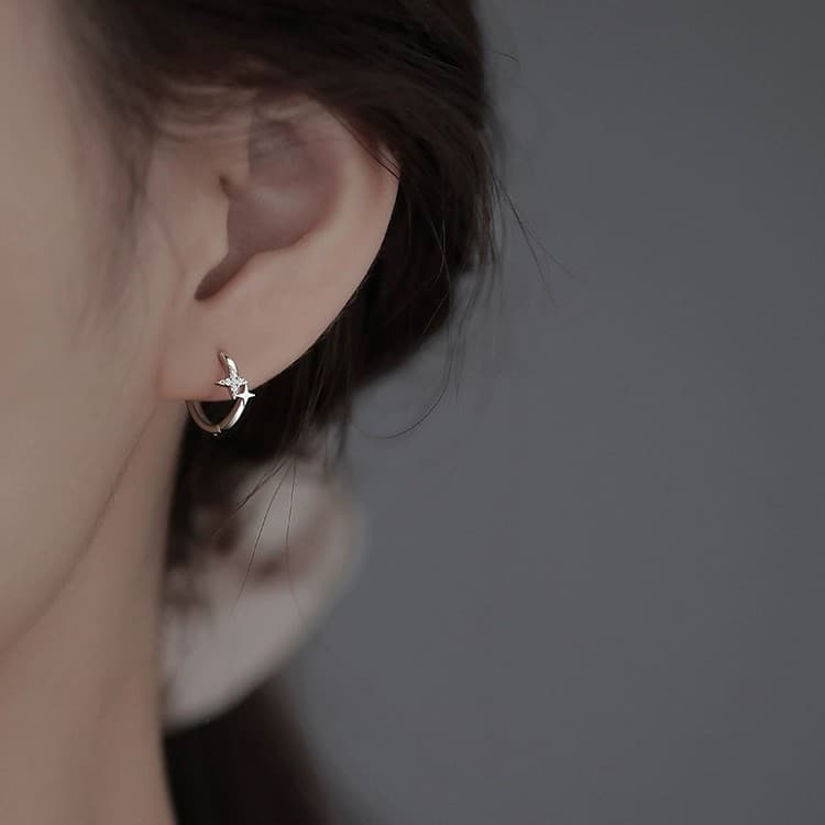 Серьги OWO Серьги из серебра 925 пробы (стерлинговое) Женские Серебряные - изображение 3