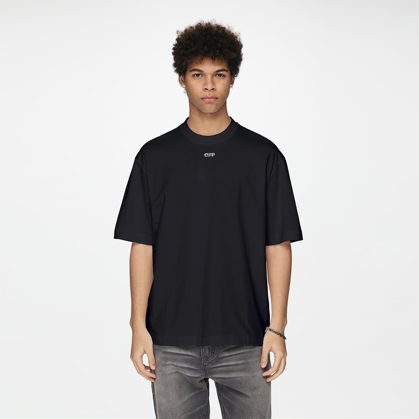 Футболка OFF WHITE Короткий рукав T-рубашка унисекс подарочный набор в коробке - изображение 4