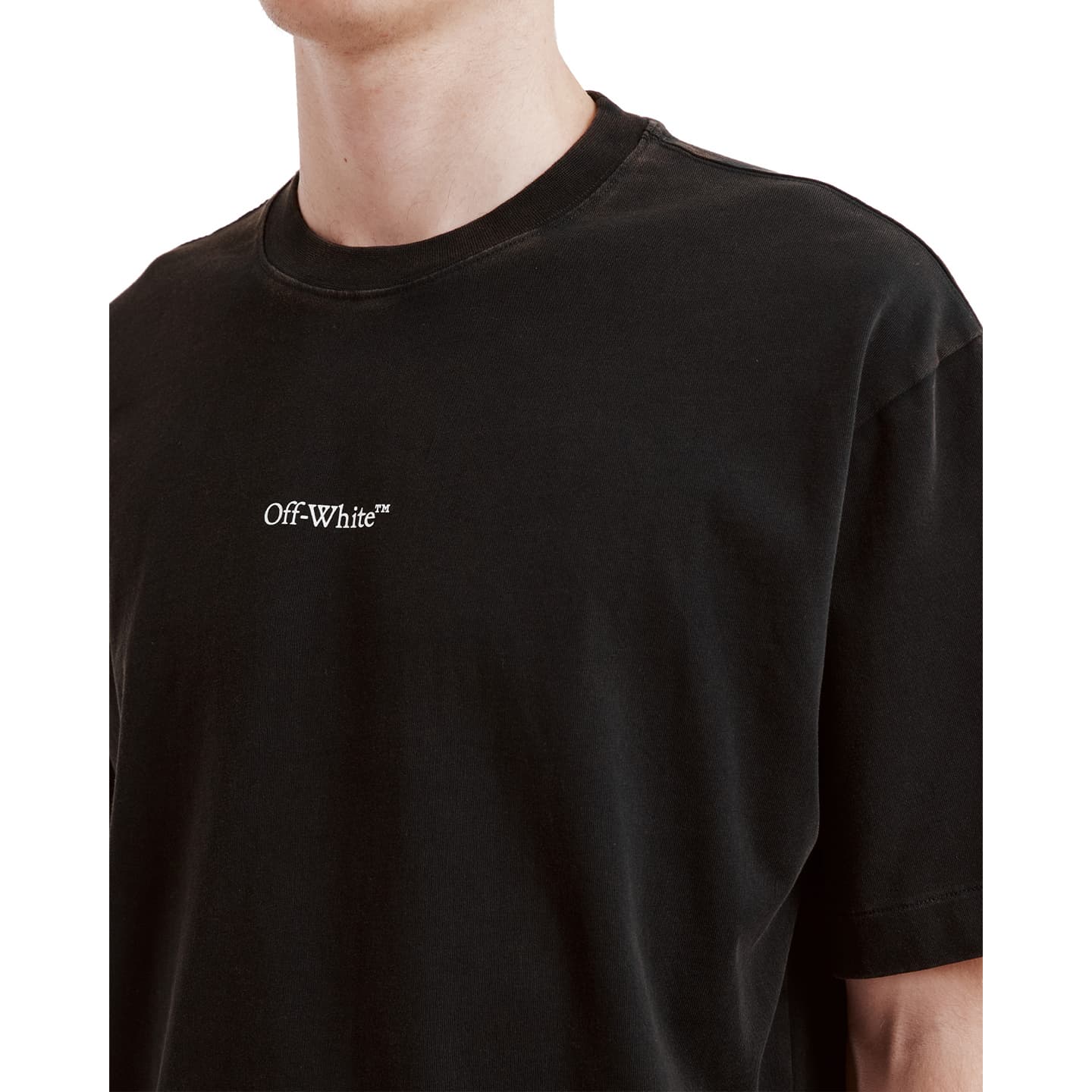 Футболка OFF-WHITE Футболка с принтом стрелок в стиле стритвир, универсальная, унисекс - изображение 5