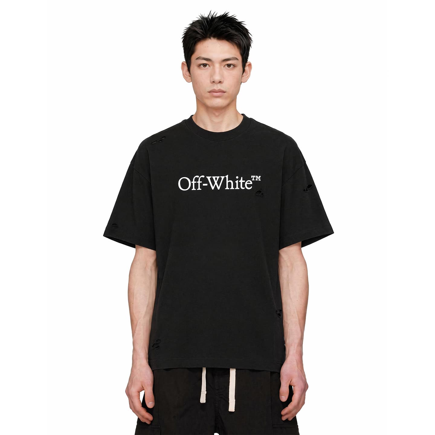 Футболка OFF WHITE Черный Унисекс T-рубашки - изображение 4