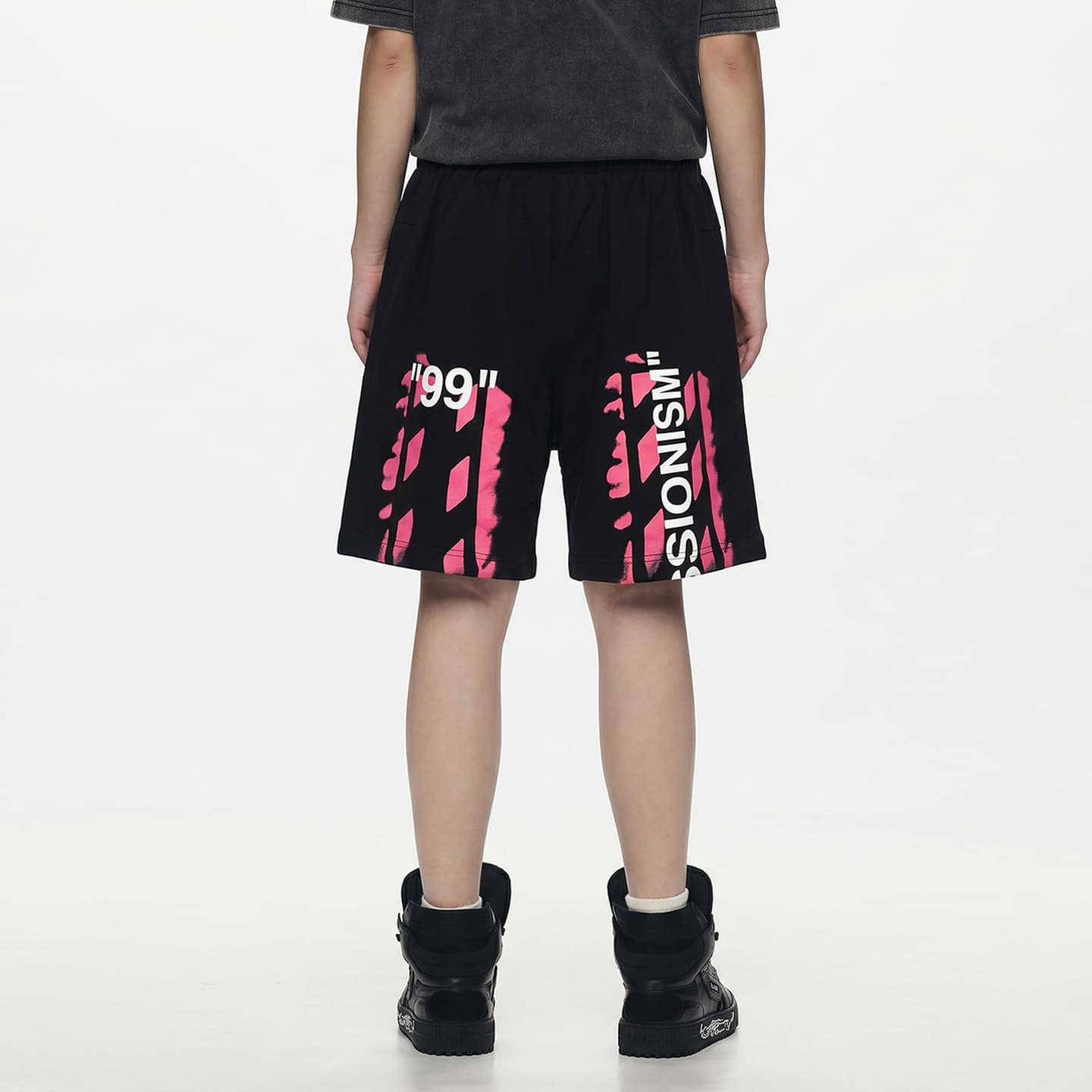 Шорты OFF WHITE Черные Унисекс Повседневные Шорты - изображение 5