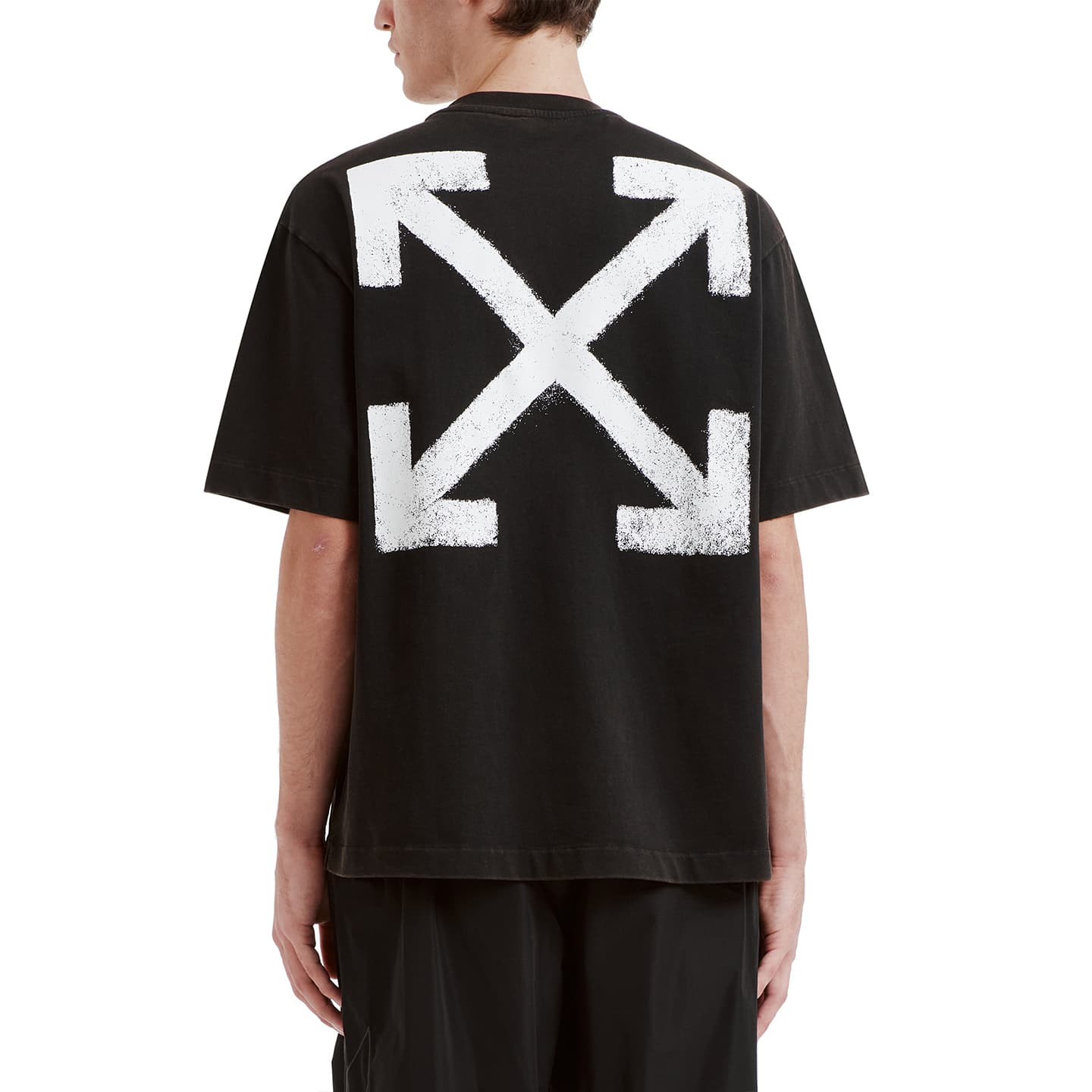 Футболка OFF-WHITE Футболка с принтом стрелок в стиле стритвир, универсальная, унисекс - изображение 3