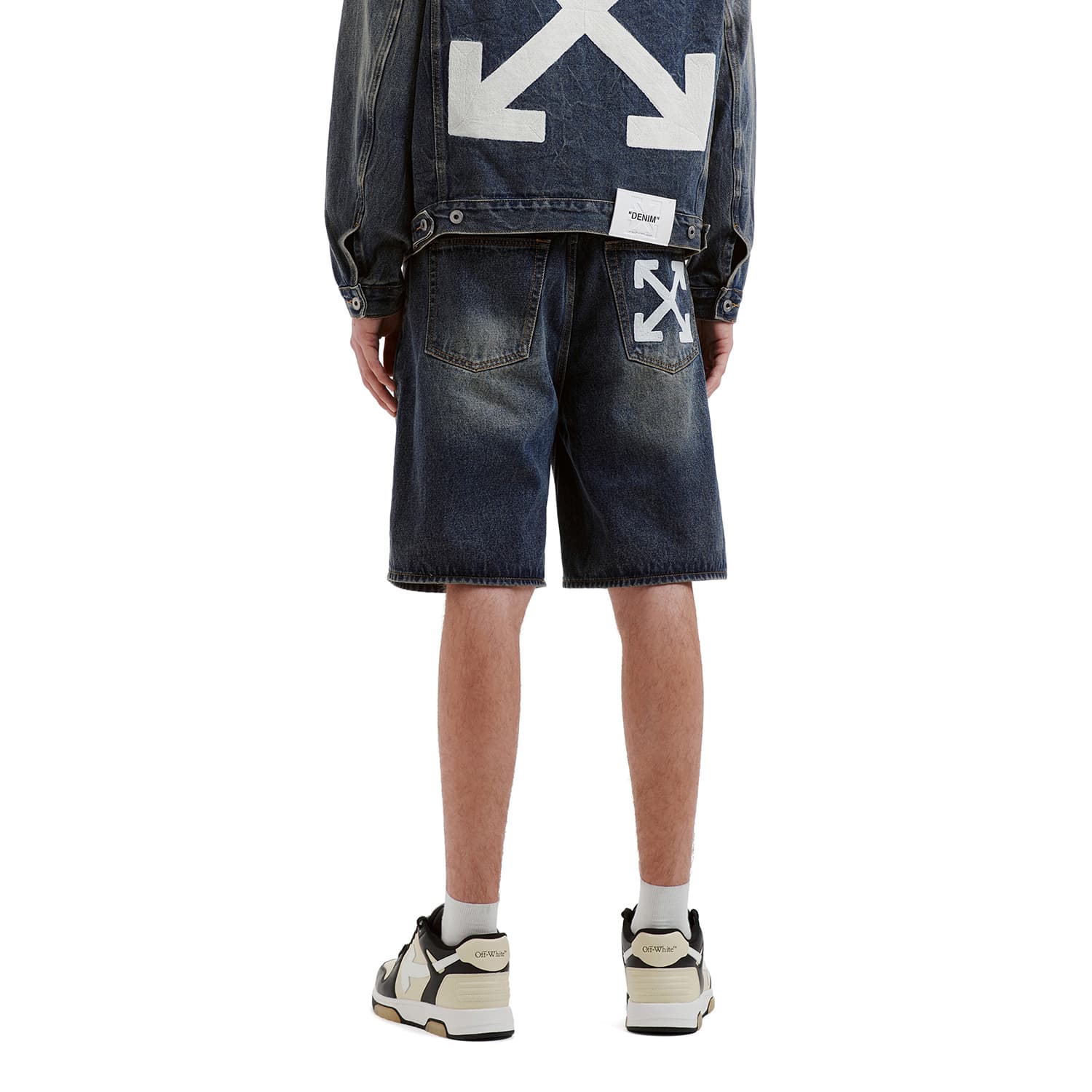 Джинсовые шорты OFF-WHITE - изображение 3