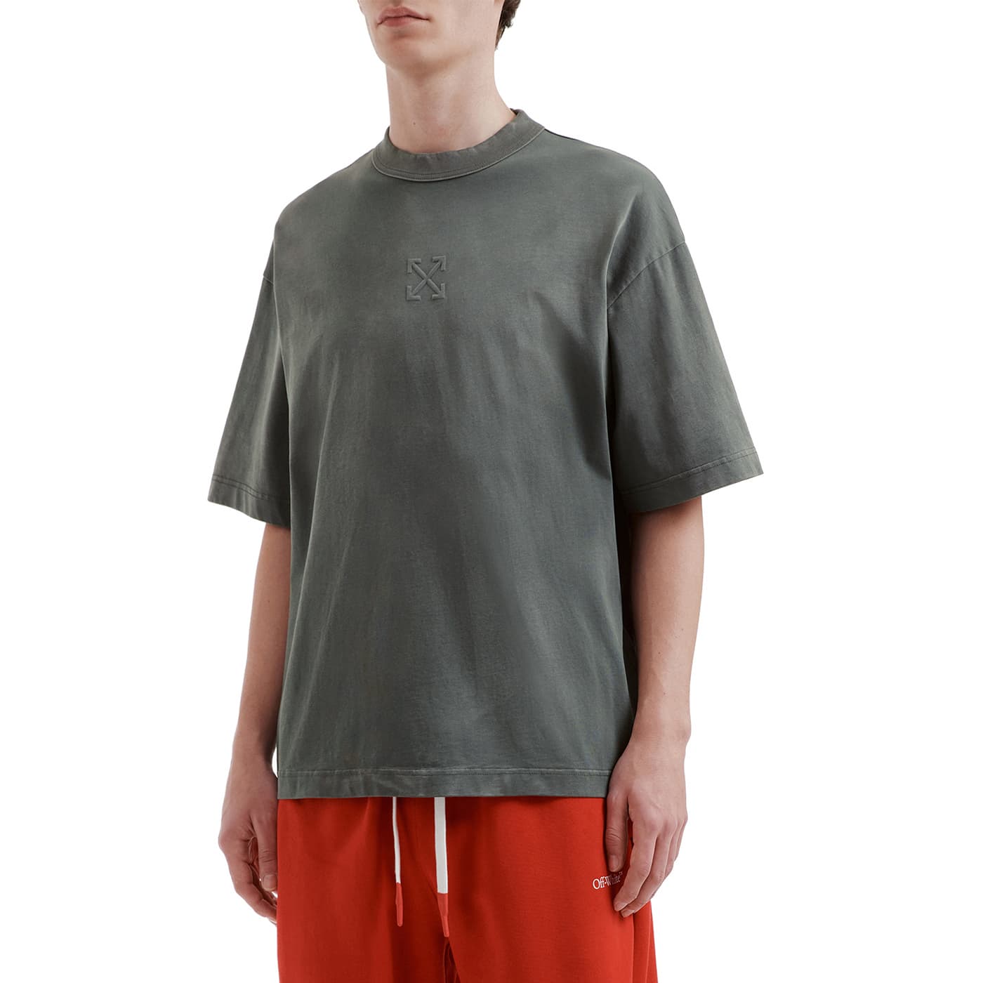 Футболка OFF WHITE Короткий рукав T-рубашка унисекс подарочный набор в коробке - изображение 3