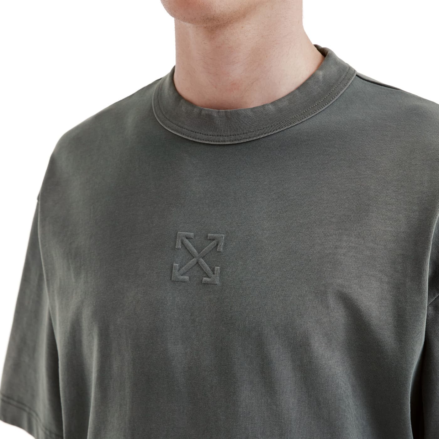 Футболка OFF WHITE Короткий рукав T-рубашка унисекс подарочный набор в коробке - изображение 5
