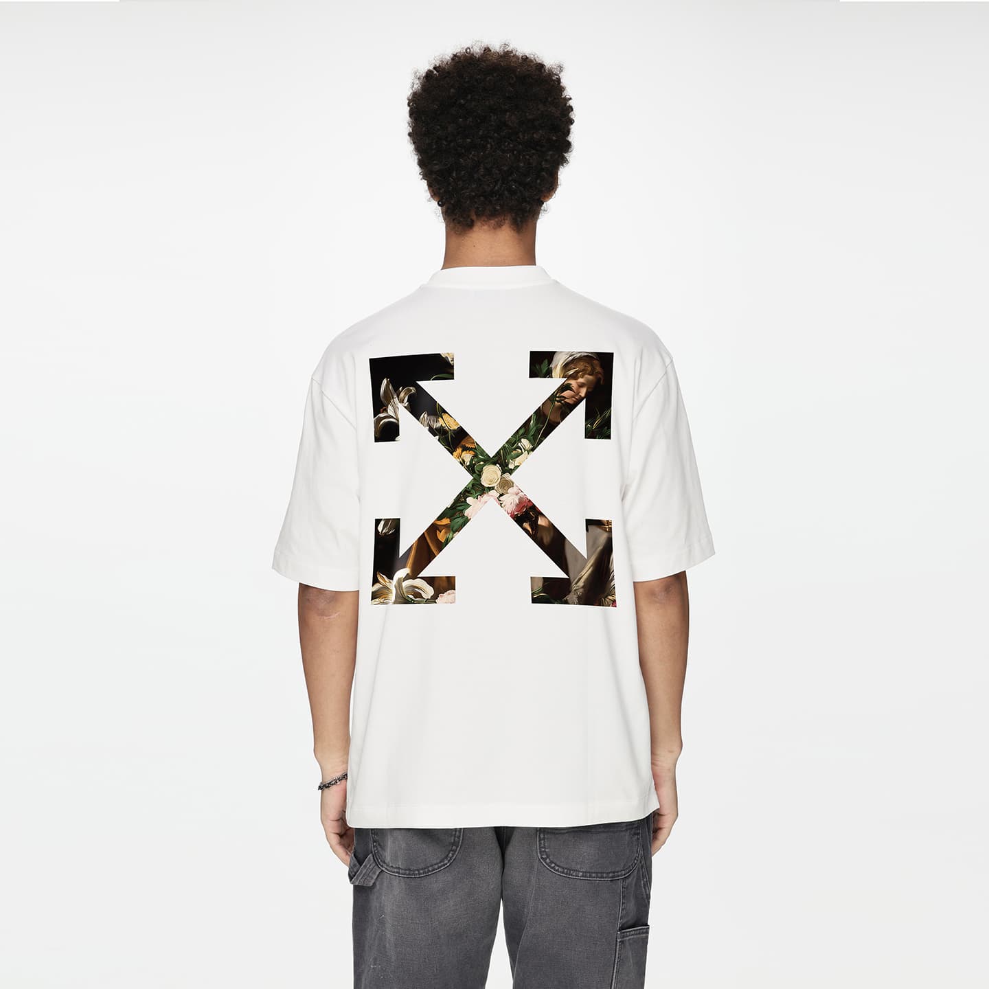 Футболка OFF WHITE Короткий рукав T-рубашка унисекс подарочный набор в коробке - изображение 4