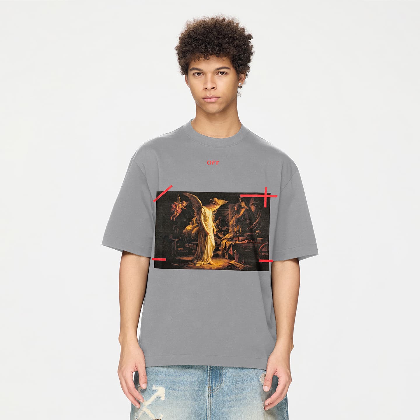 Футболка OFF WHITE Унисекс T-рубашки - изображение 3