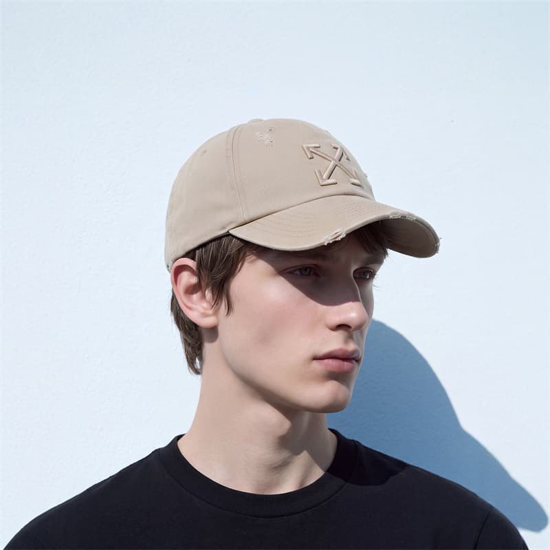 Кепка OFF WHITE Хлопок Волокно Кепки Унисекс - изображение 4