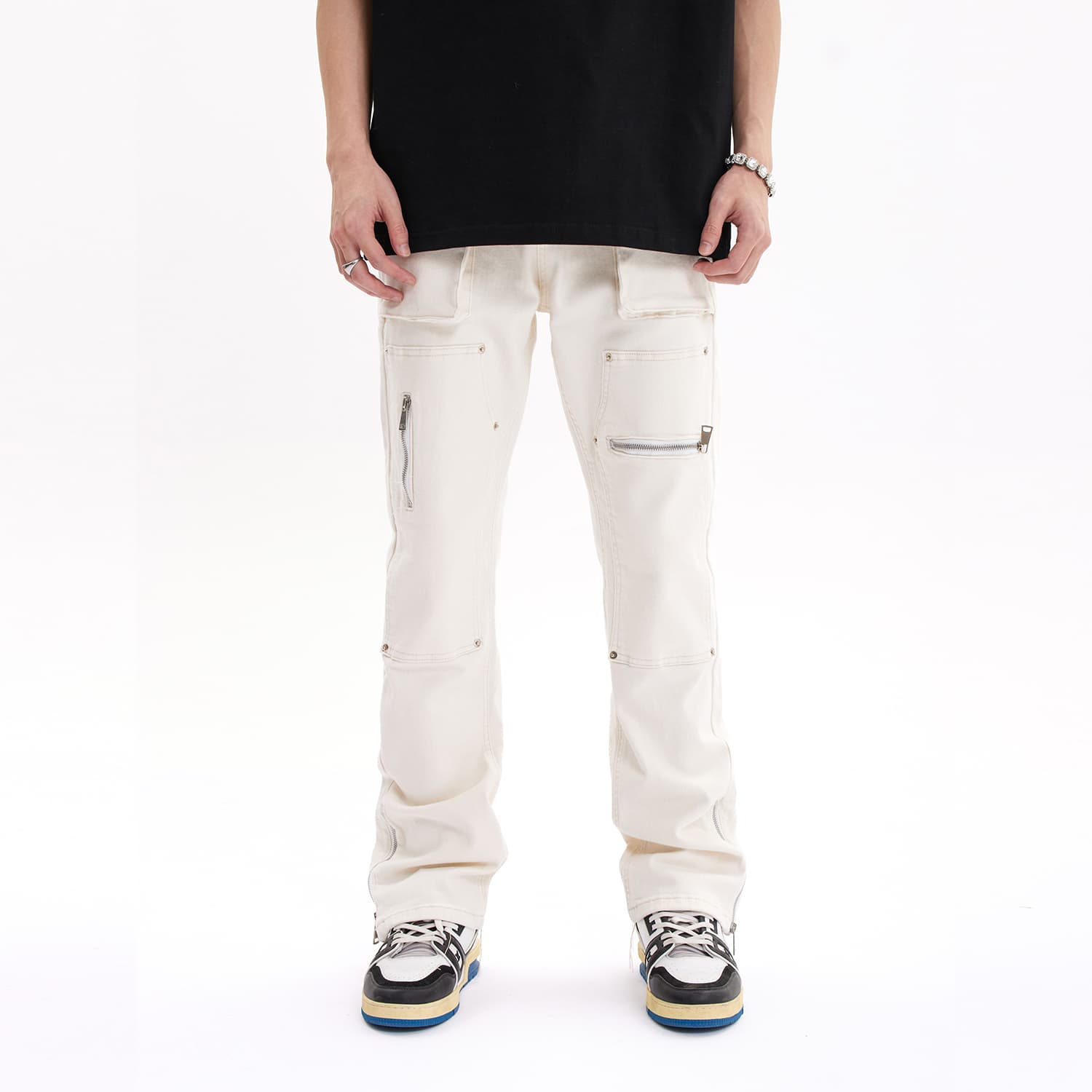 Штаны MT99 Vibe Slim Flare Jeans - изображение 3