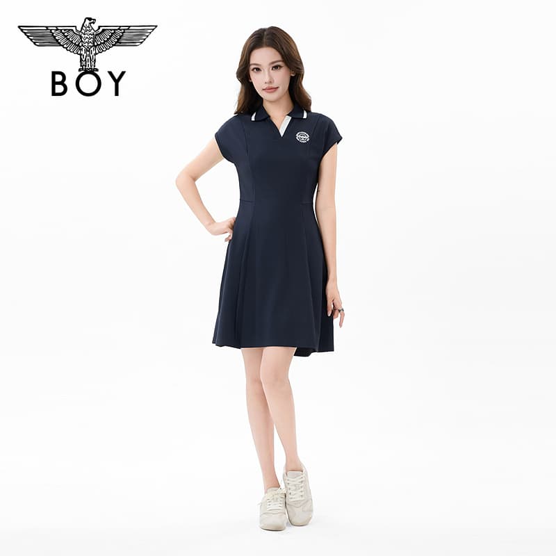 Boy London Темно-синий Женские Платья без рукавов - изображение 5