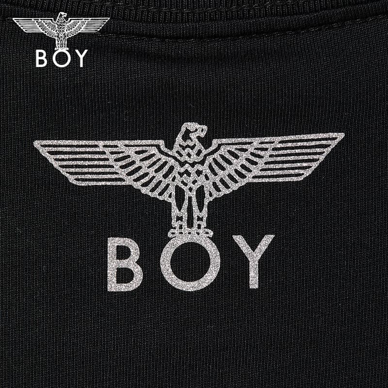 Футболка Boy London Черные Женские T-рубашки - изображение 5