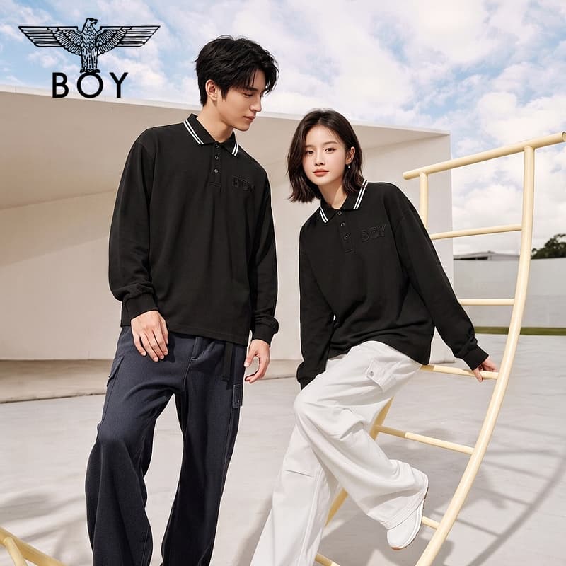 Поло BOY LONDON Черное Унисекс Поло - изображение 4