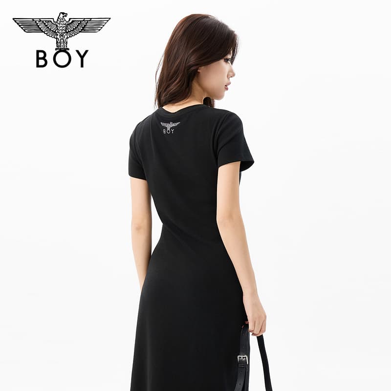 Платье BOY LONDON Короткое платье с короткими рукавами для женщин - изображение 4