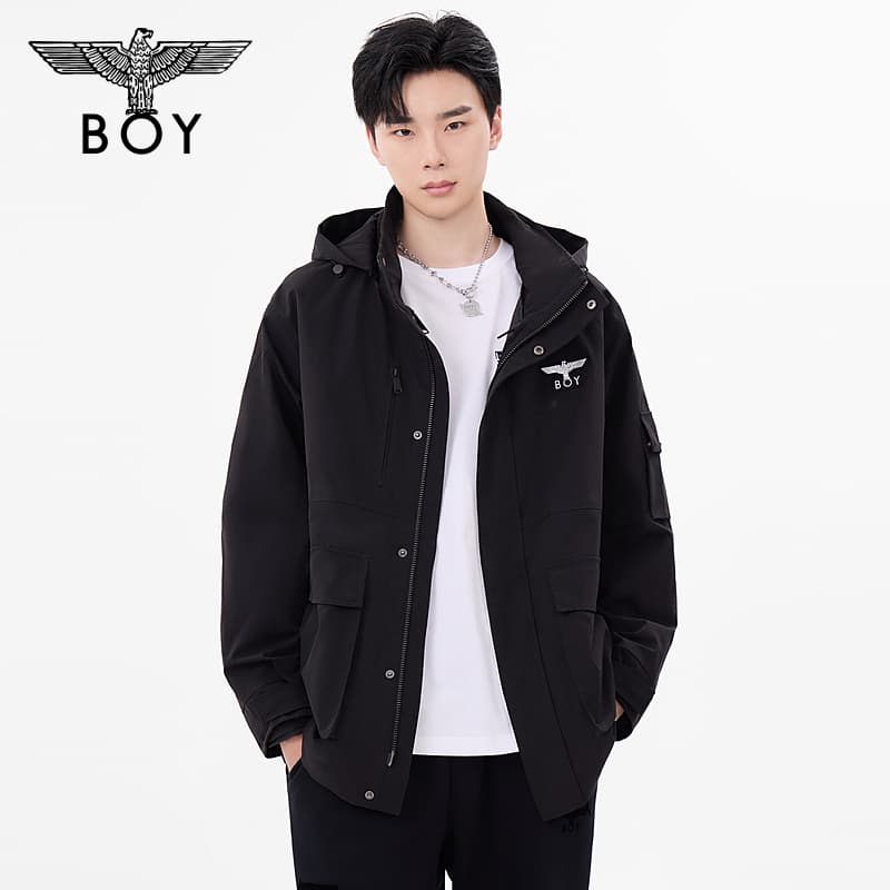 Зимняя куртка Boy London Пуховик Унисекс Черный - изображение 3