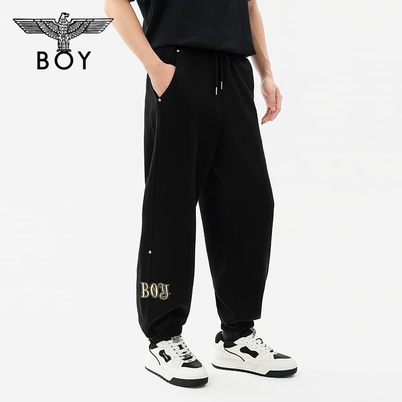 Штаны BOY LONDON Мужские Повседневные Брюки Черные - изображение 5