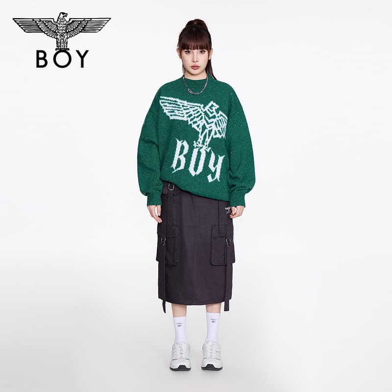 Кофта BOY LONDON Зеленые Унисекс Свитера - изображение 6