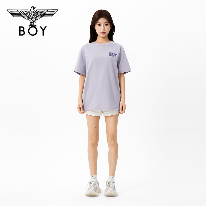 Футболка BOY LONDON Фиолетовый Унисекс T-рубашки - изображение 6