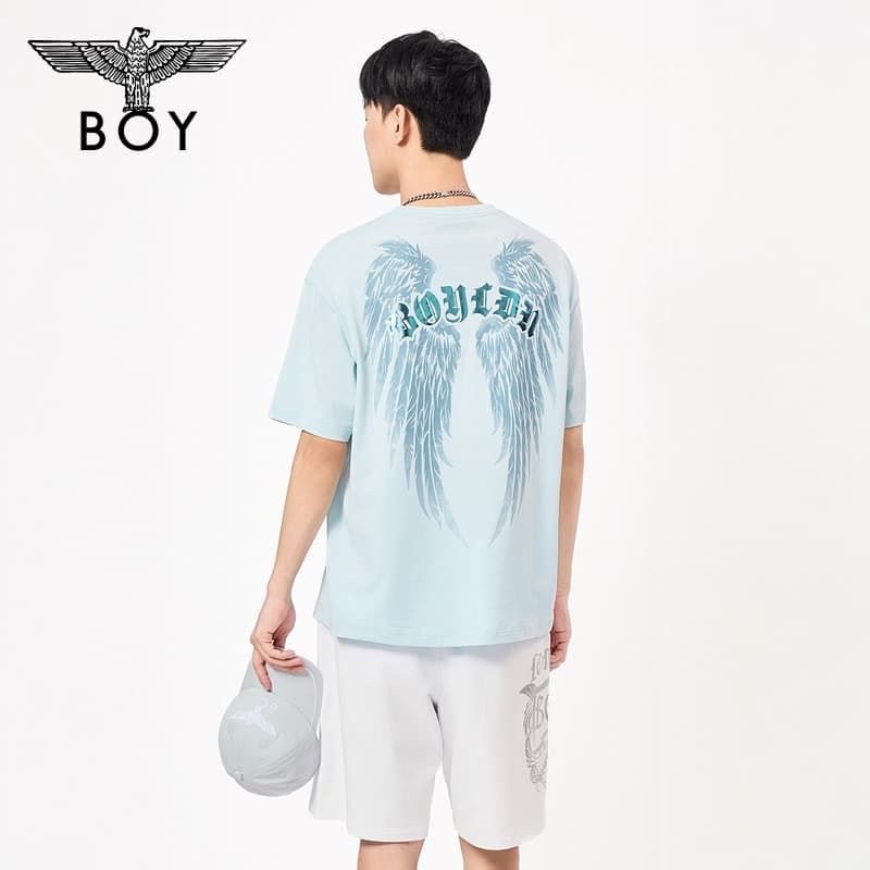 Футболка Boy London Синие Унисекс T-рубашки - изображение 2