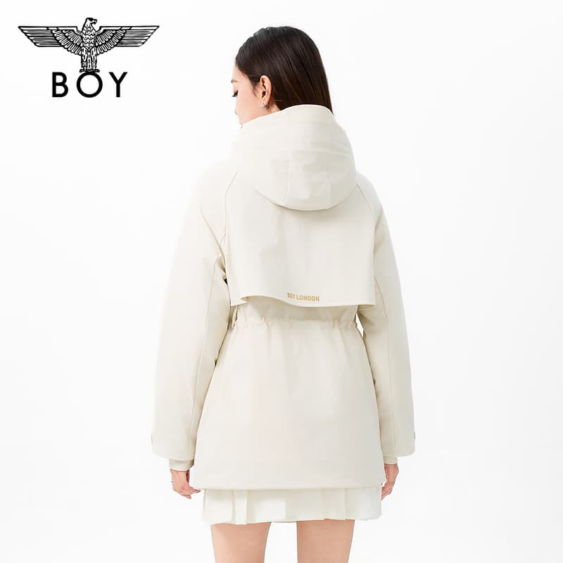 Пуховик BOY LONDON Экрю Женские Пуховики - изображение 2