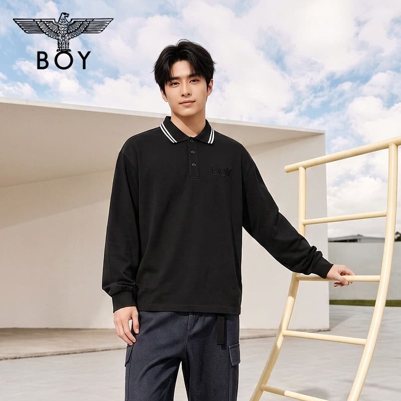 Поло BOY LONDON Черное Унисекс Поло - изображение 7
