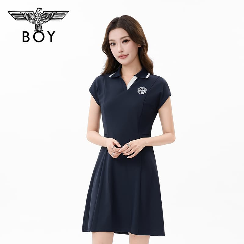 Boy London Темно-синий Женские Платья без рукавов - изображение 3