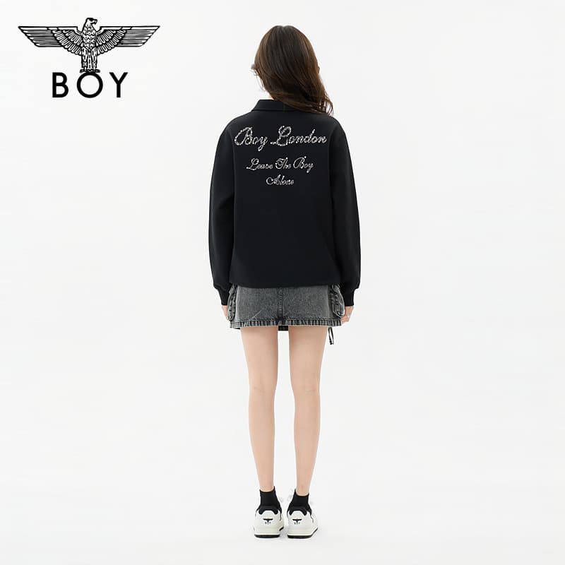 Худи BOY LONDON Черный Женские Толстовки - изображение 6