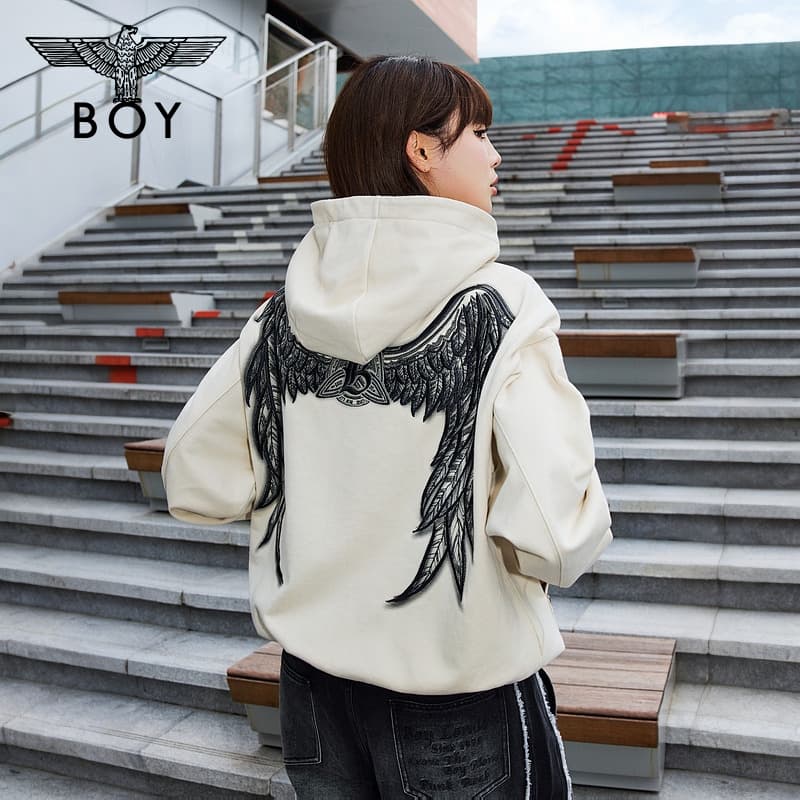 Худи Boy London Серый Унисекс Толстовки - изображение 4
