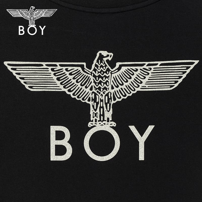Футболка BOY LONDON Черные Женские T-рубашки - изображение 5