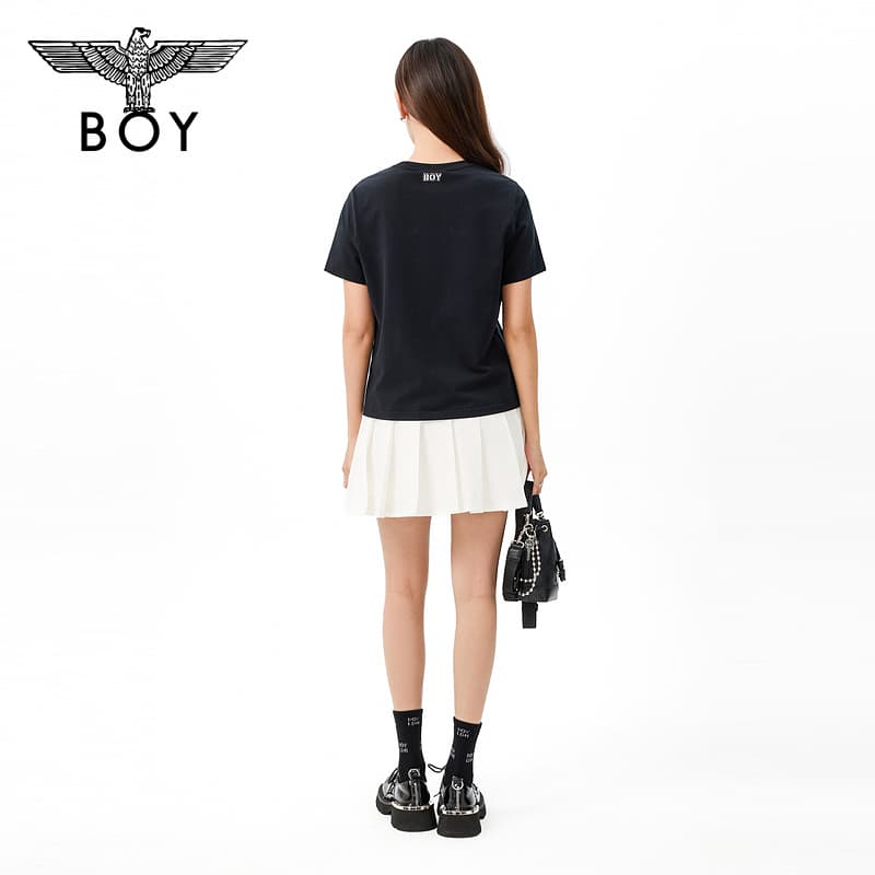 Футболка BOY LONDON Черные Женские T-рубашки - изображение 5
