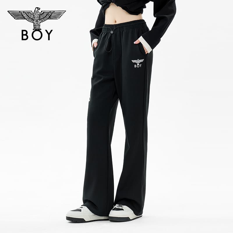 Штаны Boy London Черные Женские Повседневные Штаны - изображение 5