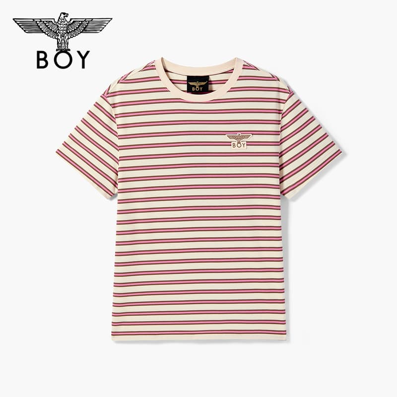 Футболка Boy London Розовый Светло-желтый Кофейный Женские T-рубашки - изображение 2