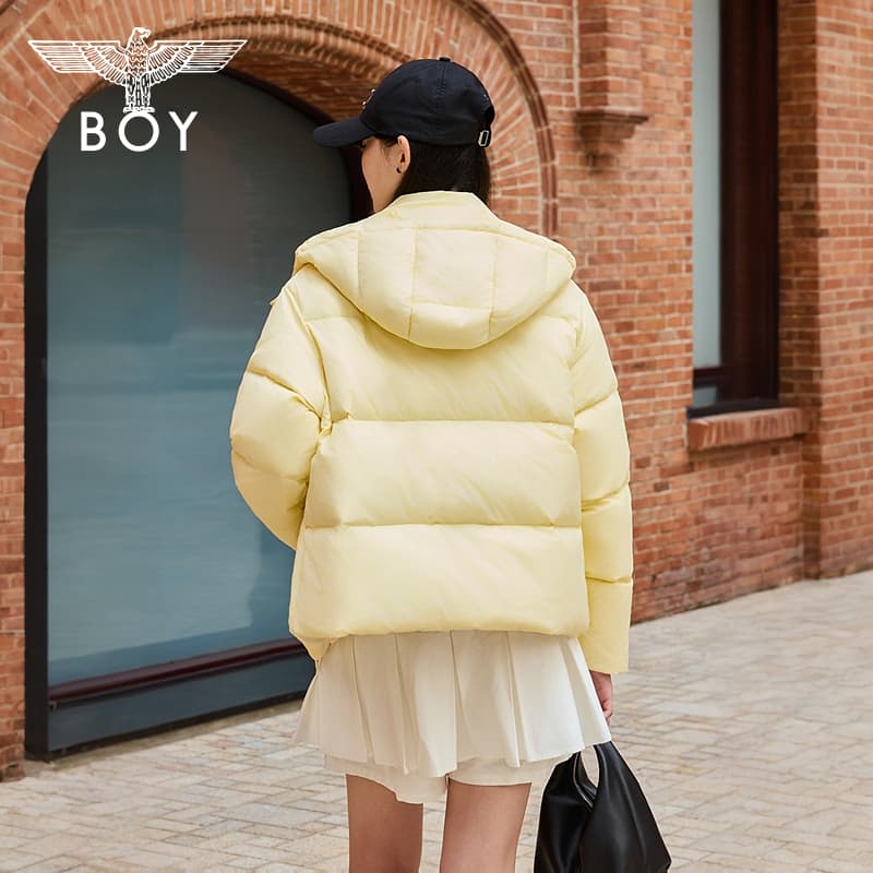 Пуховик Boy London Желтый Женские Пуховики - изображение 4