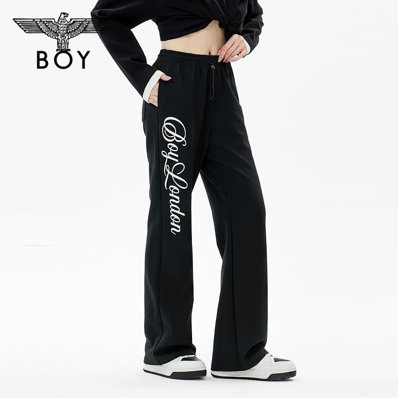 Штаны Boy London Черные Женские Повседневные Штаны - изображение 4