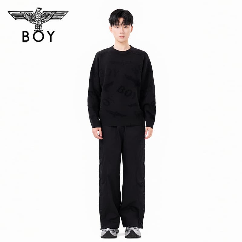 Кофта Boy London Черный мужской Свитеры - изображение 5