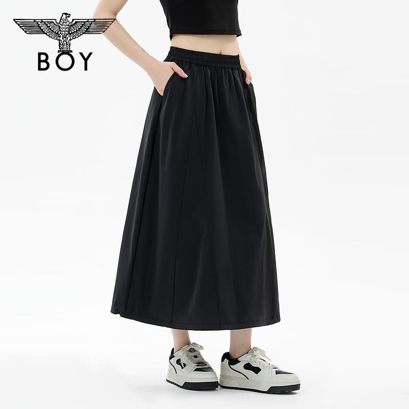 Юбка Boy London Черный Женские Повседневные Длинные Юбки - изображение 4