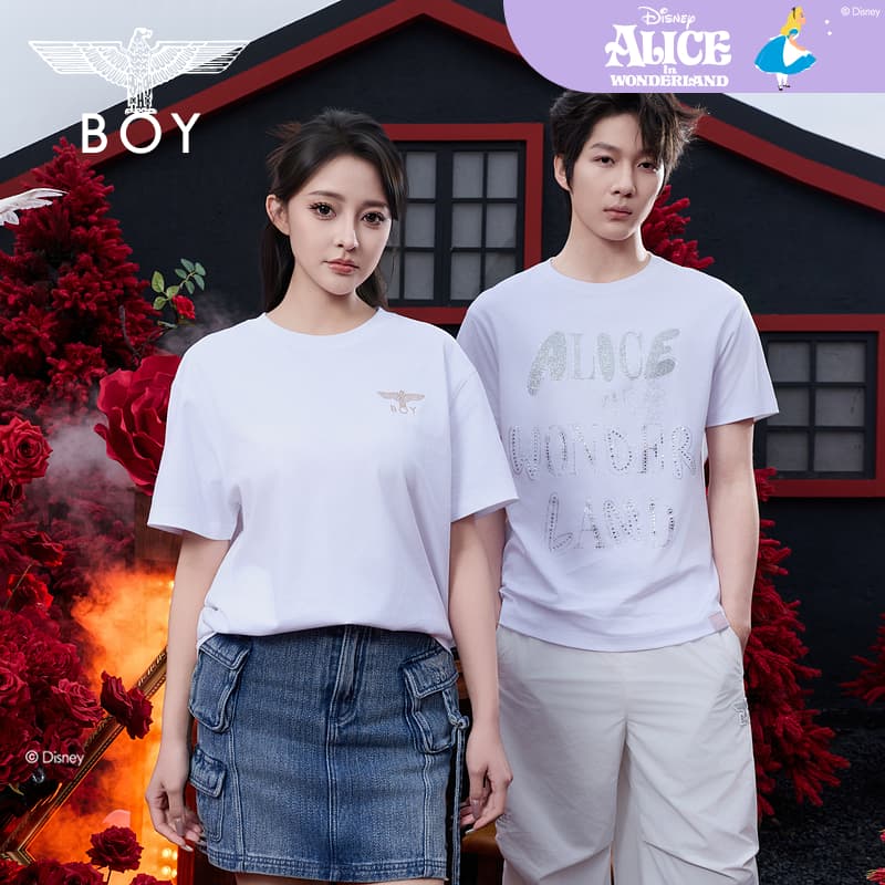 Футболка BOY LONDON Белые Женские T-рубашки - изображение 4