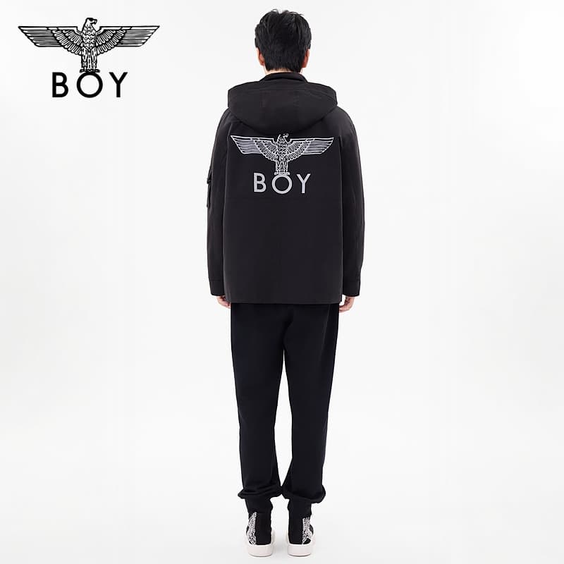 Зимняя куртка Boy London Пуховик Унисекс Черный - изображение 5