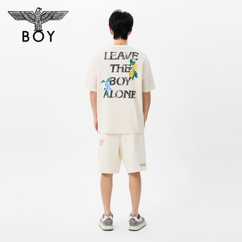 Футболка Boy London Экрю Унисекс T-рубашки - изображение 6