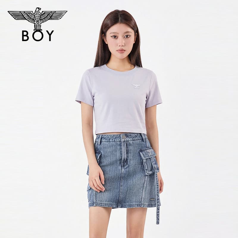 Футболка Boy London Фиолетовые Женские T-рубашки - изображение 6