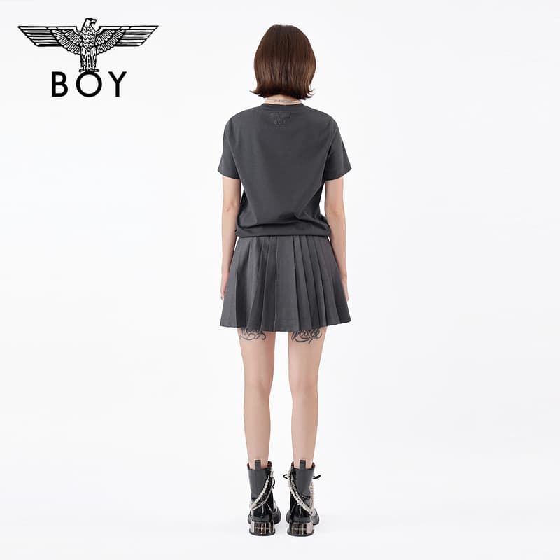 Футболка Boy London Серые Женские T-рубашки - изображение 5