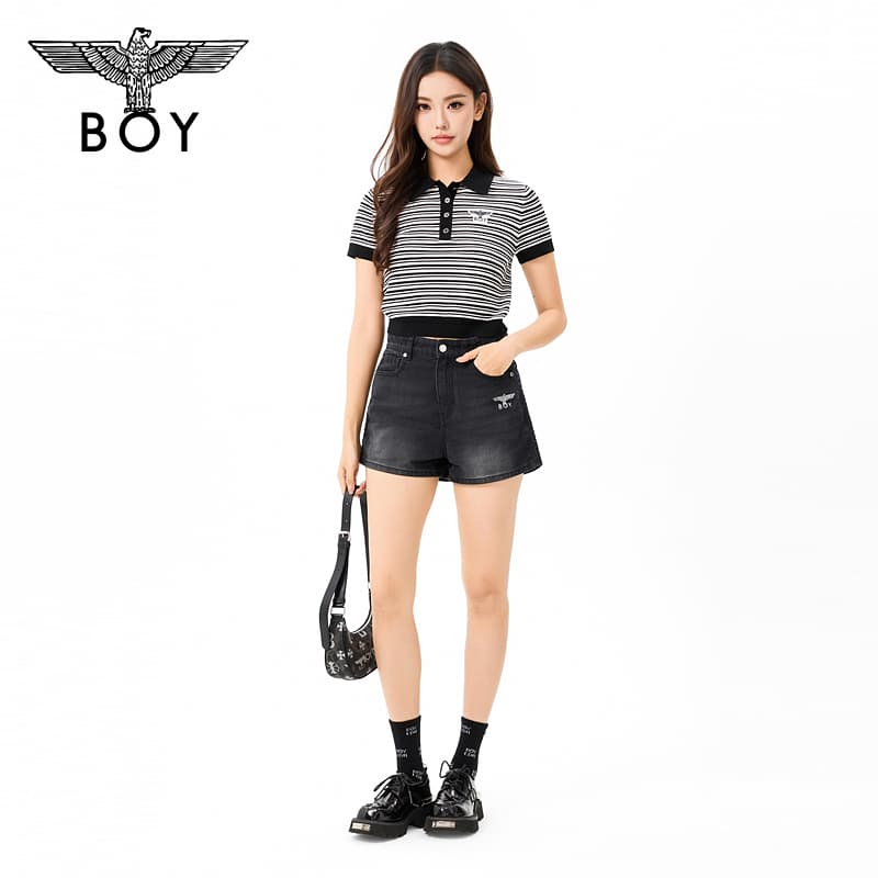 BOY LONDON Черное Женское Поло - изображение 5